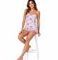 Pijama Mujer Short y Blusa en Franela Corazón Lila | Suave, Cómoda y Fresca | Blathmoda Colombia - Miniatura 3