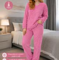 Pijama Térmica Mujer Corazones Troquelados | Suave, Caliente y Cómoda | Blathmoda - Miniatura 3