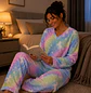 Pijama Mujer Térmica Arcoíris con Saco y Pantalón | Blathmoda - Miniatura 3