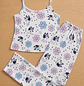 Pijama para Mujer Blusa de Tirantas y Pantalón Largo | Blathmoda - Miniatura 2