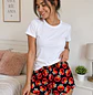 Pijama Mujer Short Estampado Nemo y Camiseta Blanca | Blathmoda - Miniatura 2