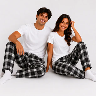 Pijama para Parejas Hombre y Mujer | Tela Algodon | Blathmoda