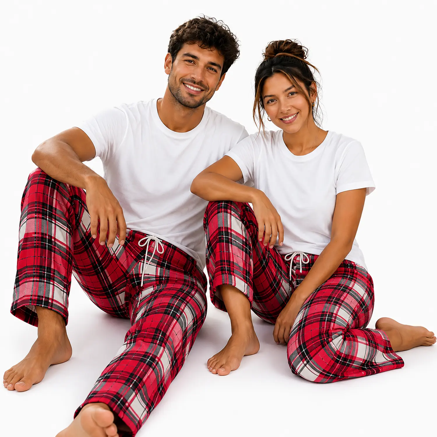 Pijama Hombre y Mujer Cuadros | Suave, Cómoda y Fresca | Blathmoda