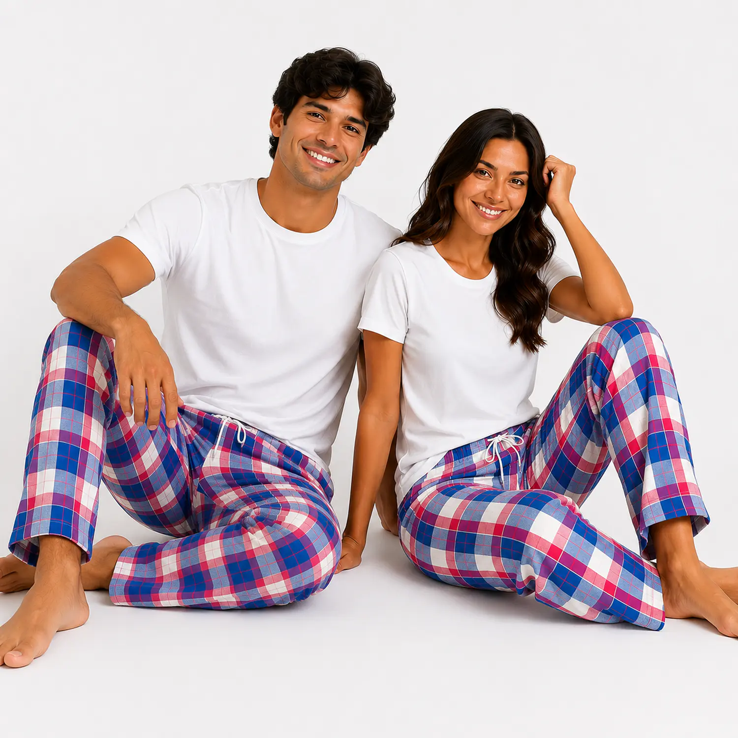 Pijama Parejas de Cuadros | Descanso y Estilo | Blathmoda