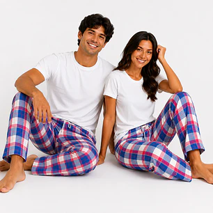 Pijama Parejas de Cuadros | Descanso y Estilo | Blathmoda
