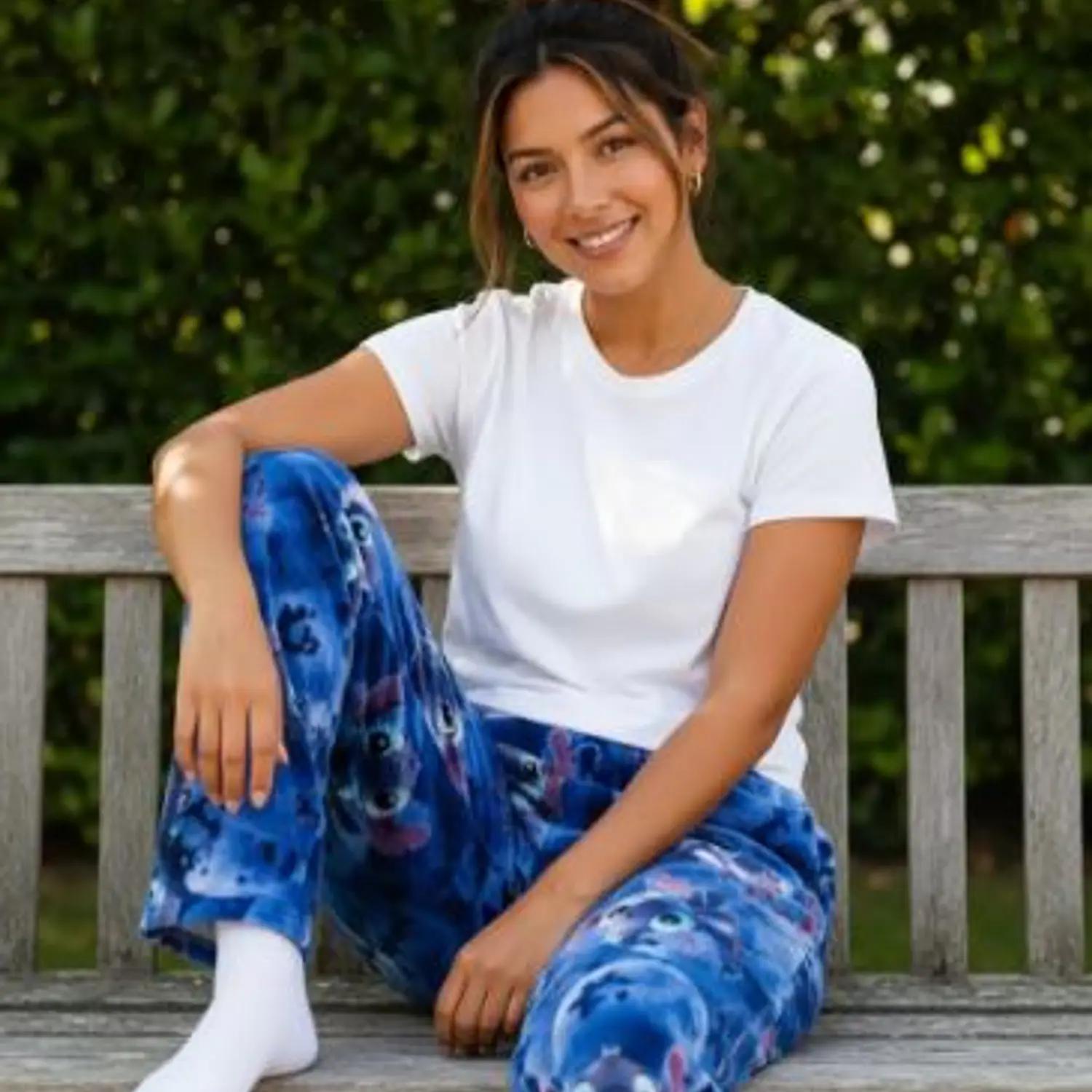 Pijama Mujer Stitch | Camiseta y Pantalón en Algodón | Blathmoda