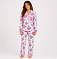 Pijama Camisa y Pantalón Rosa para Mujer | Blathmoda Colombia - Miniatura 2