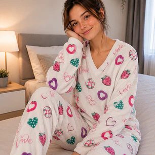 Pijama Juvenil Blanca para Mujer | Compra en Bogotá | Blathmoda Colombia
