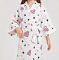 Pijama de Algodón con Levantadora Kimono Estampado para Niñas | Suave y Cómoda | Blathmoda - Miniatura 1