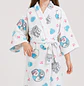 Pijama de Algodón con Levantadora Kimono Estampado para Niñas | Suave y Cómoda | Blathmoda - Miniatura 2
