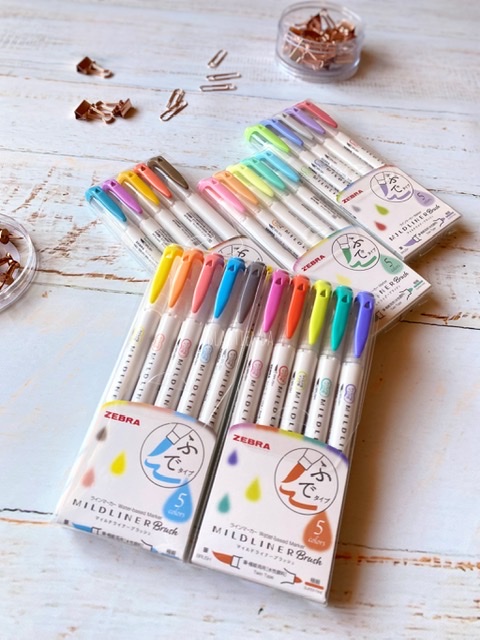 Mildliner brush Set de 5