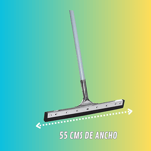 BARRE AGUA (SECAPISO) 55 CMS METALICO CON MANGO, INSTITUCIONAL