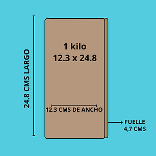 SACO KRAFT 1 KILO 1.000u