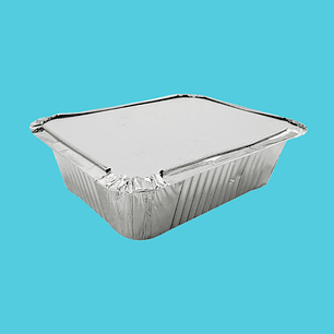 ENVASE DE ALUMINIO C10 CON TAPA DE CARTON, PACK 20u