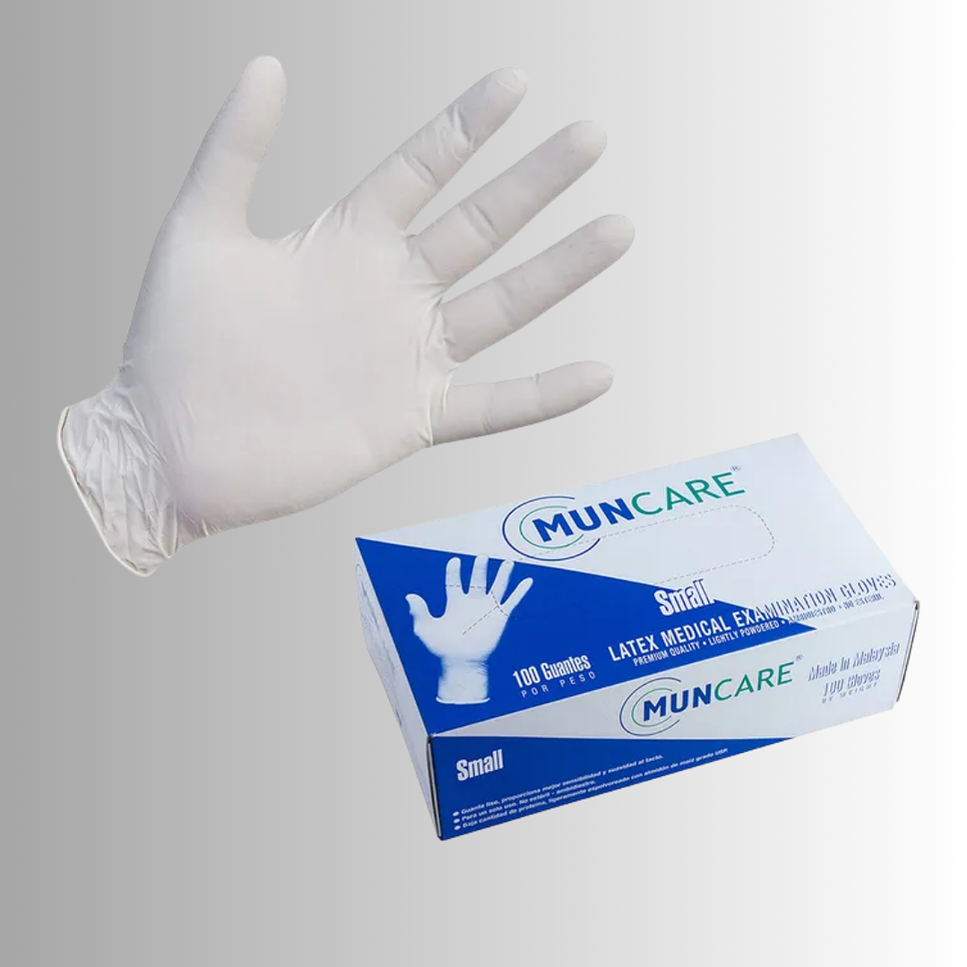 GUANTE DE EXAMINACION LATEX MUNCARE 1
