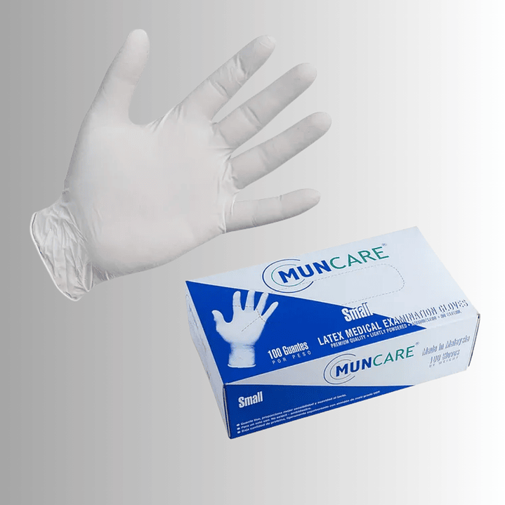GUANTE DE EXAMINACION LATEX MUNCARE 1