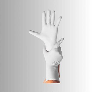 GUANTE DE NITRILO BLANCO CAJA 100u