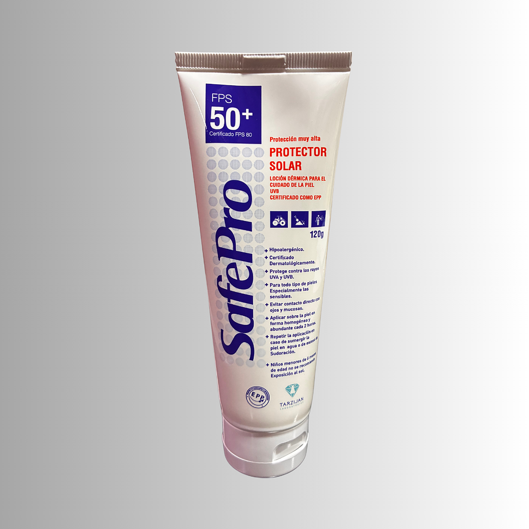 PROTECTOR SOLAR SAFEPRO 120GR 50 FPS 1