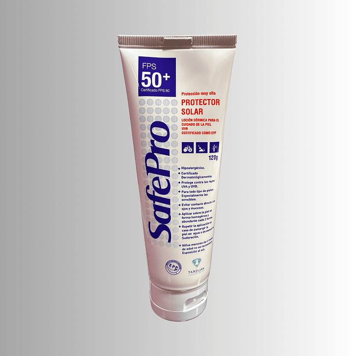 PROTECTOR SOLAR SAFEPRO 120GR 50 FPS 1