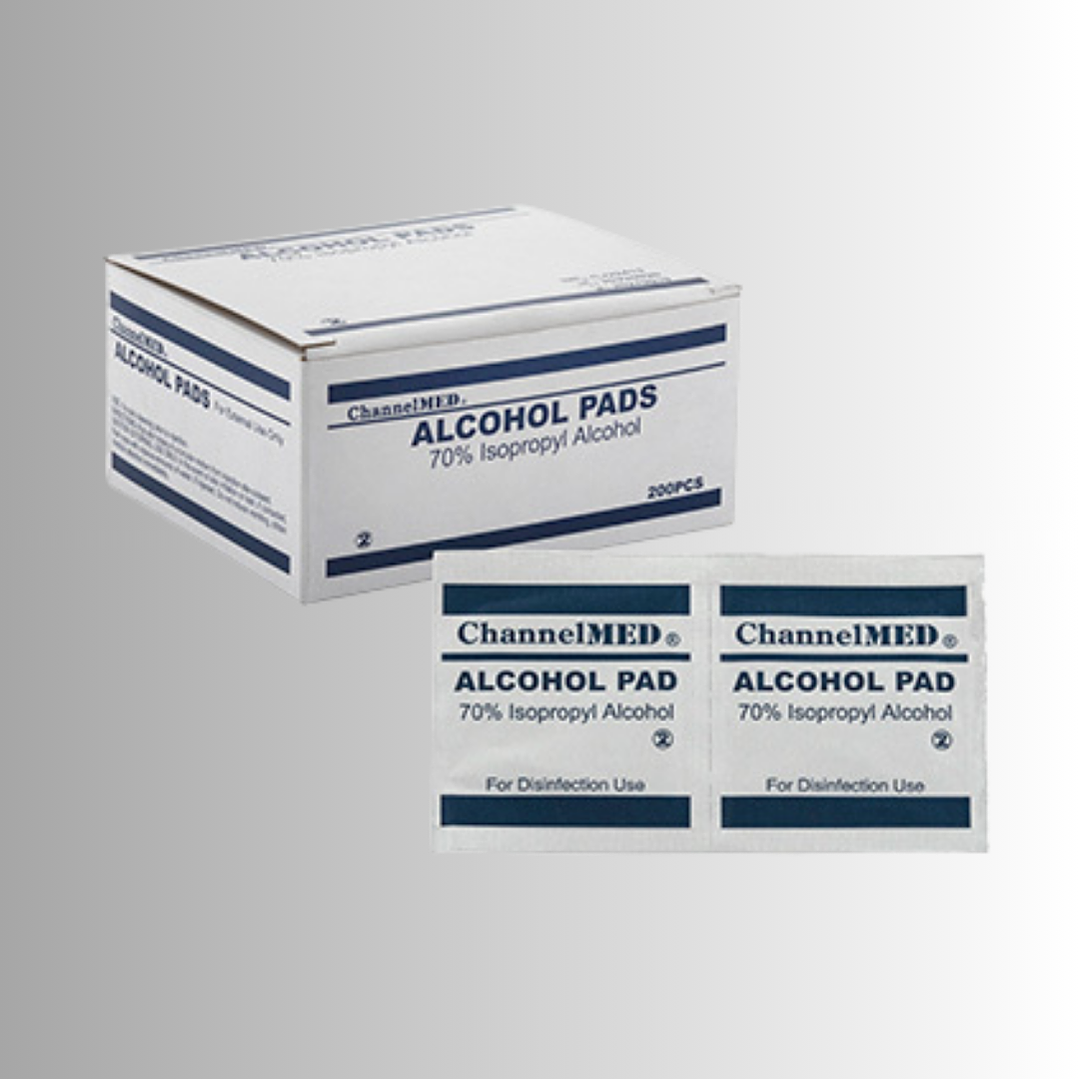 TOALLITAS CON ALCOHOL ISO AL 70% (ALCOHOL PADS) 200un 1