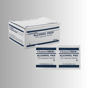 TOALLITAS CON ALCOHOL ISO AL 70% (ALCOHOL PADS) 200un