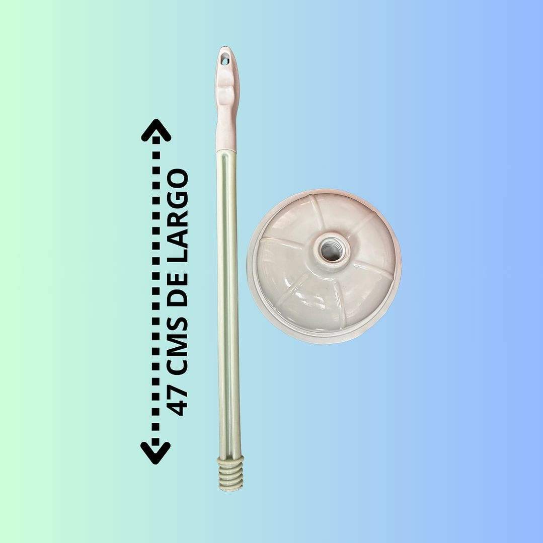 Sopapo plástico 15 cm con mango 47 cm 2