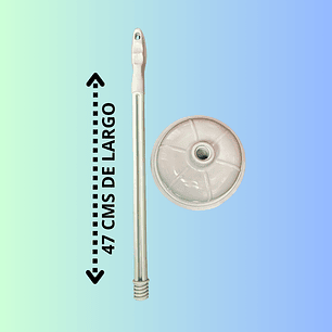 Sopapo plástico 15 cm con mango 47 cm