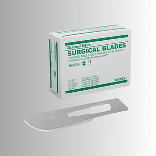 Hoja Bisturí N°22 Chanel Med (Caja 100 unidades)