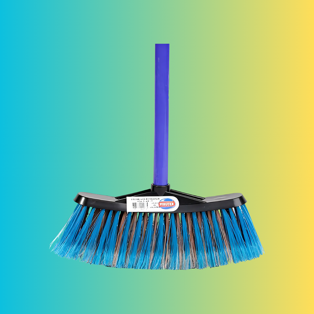 ESCOBILLON VIRUTEX CON MANGO METALICO 1