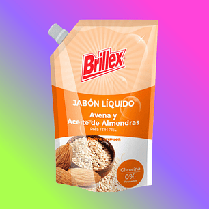 Jabón Avena y aceite de almendras 750 ml Doypack