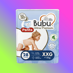 PAÑAL BUBU PANTS ULTRA PREMIUM XXG 28un