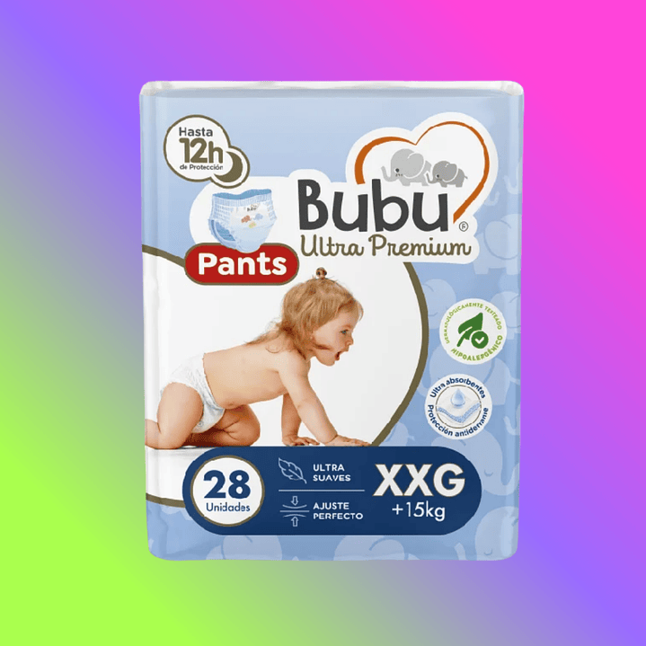 PAÑAL BUBU PANTS ULTRA PREMIUM XXG 28un 1