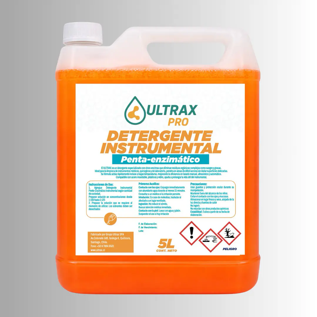 Detergente Enzimático para Instrumental Ultrax – 5 Litros 1
