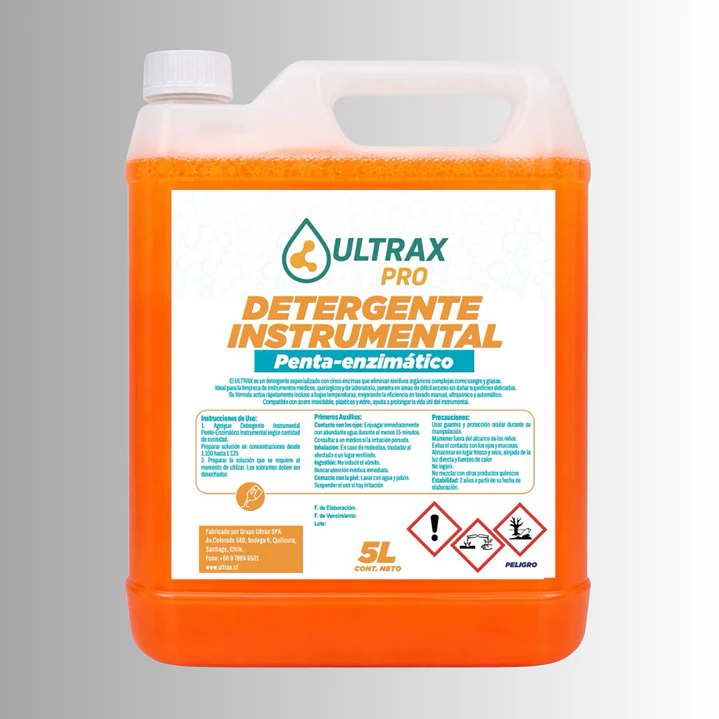 Detergente Enzimático para Instrumental Ultrax – 5 Litros 1