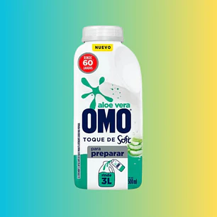 DETERGENTE LÍQUIDO OMO PARA DILUIR ALOE VERA
