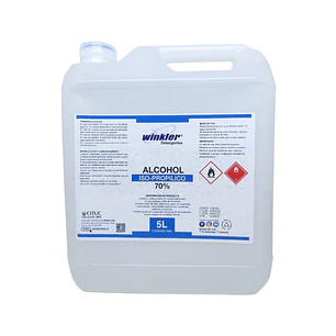 Alcohol Isopropílico Winkler 70% 5 Litros
