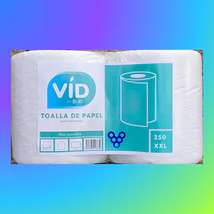 TOALLA DE PAPEL INDUSTRIAL JUMBO 250 XXL