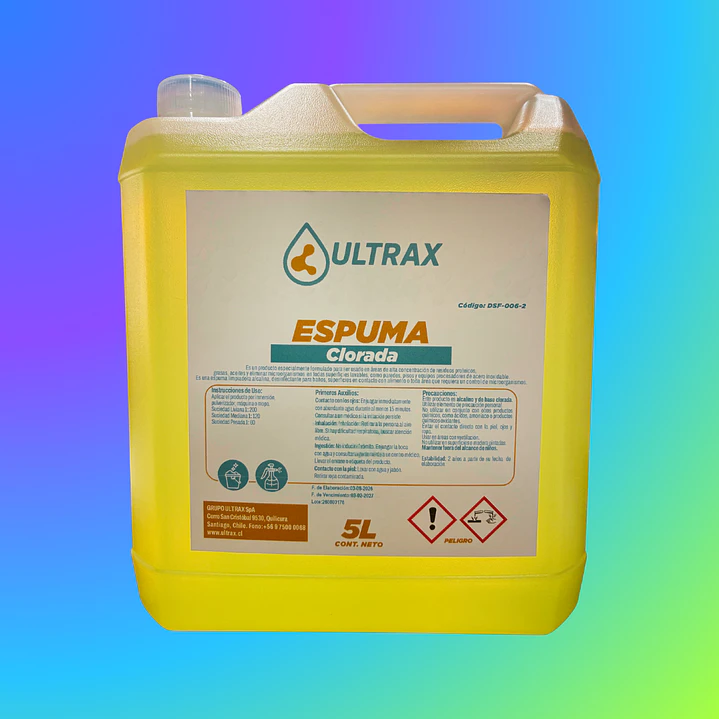 ESPUMA CLORADA SOLUCIÓN 3% - ENV 5L 1