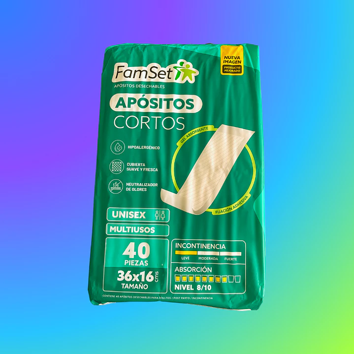 Apósitos FamSet 36 × 16 cm – 40 Unidades 1