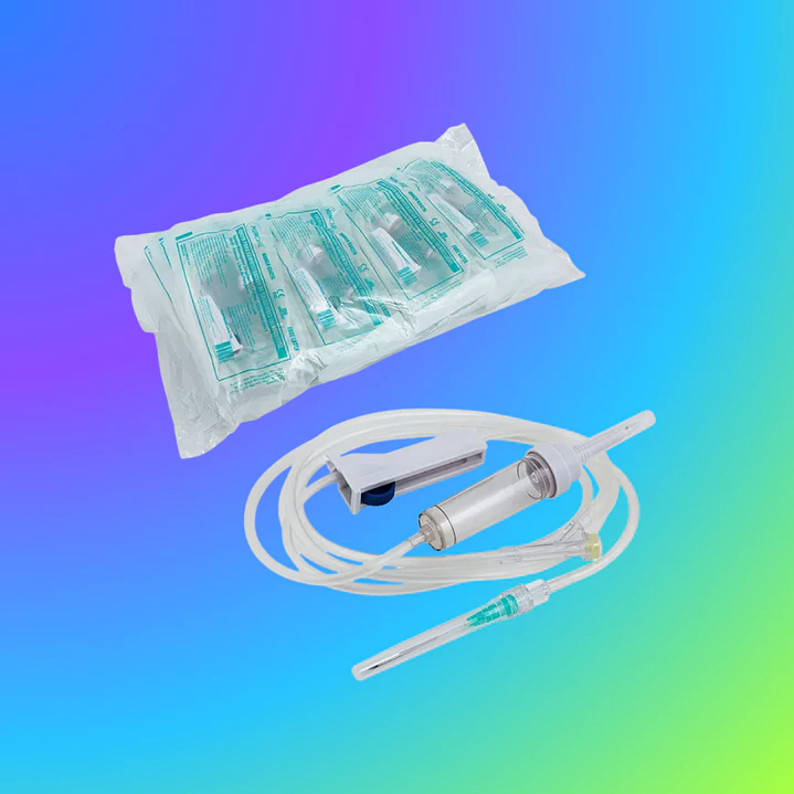 Bajada de Suero MUNCARE Macrogoteo 20 Gotas/mL con Luer Lock 1