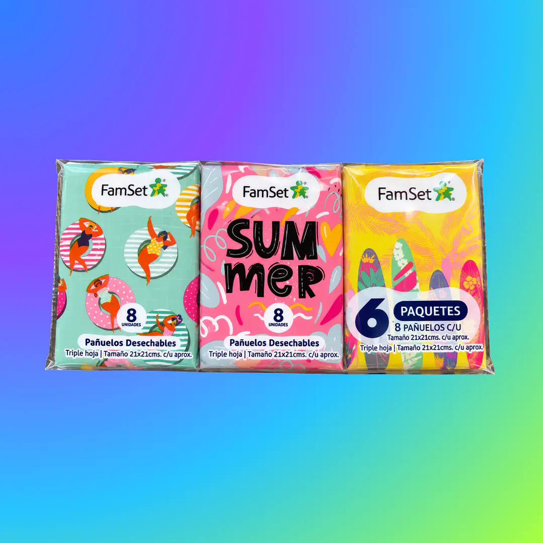 Pañuelos Desechables FamSet – Triple Hoja 1