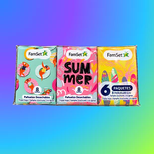 Pañuelos Desechables FamSet – Triple Hoja
