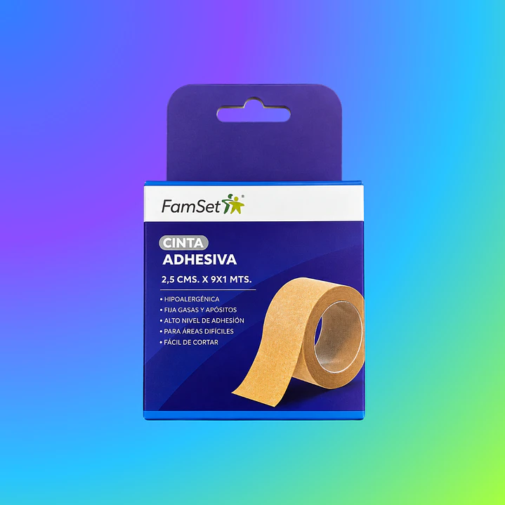 Cinta Adhesiva FamSet 2,5 cm x 9,1 m 1