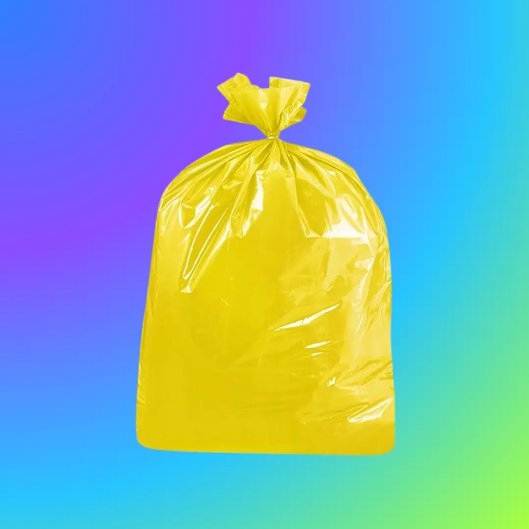 Bolsa de Basura Amarilla 120 x 150 cm  10 Unidades 2