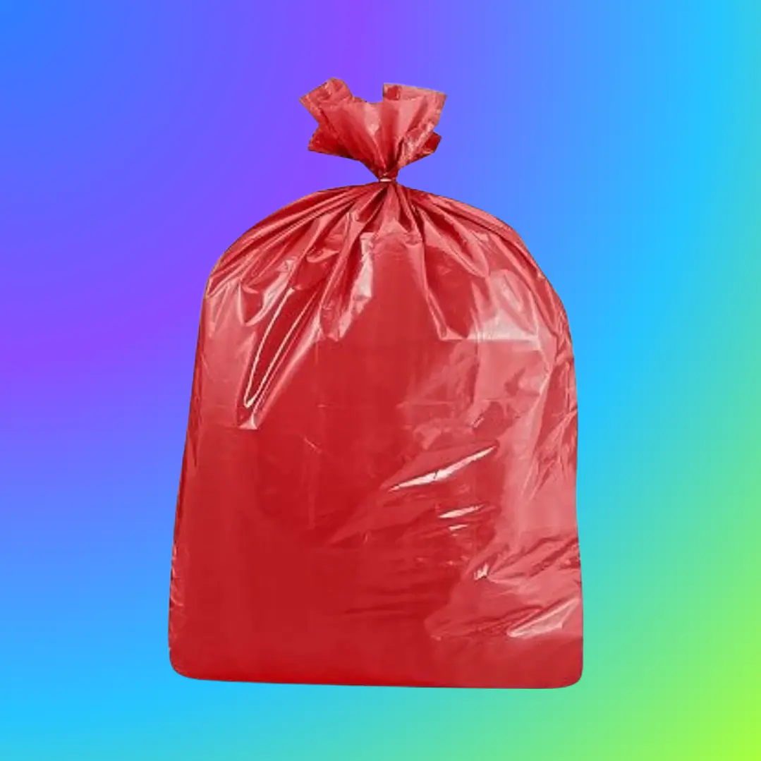 Bolsa de Basura Roja 120 x 150 cm 10 Unidades 2