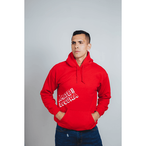 HOODIE ROJO UNISEX