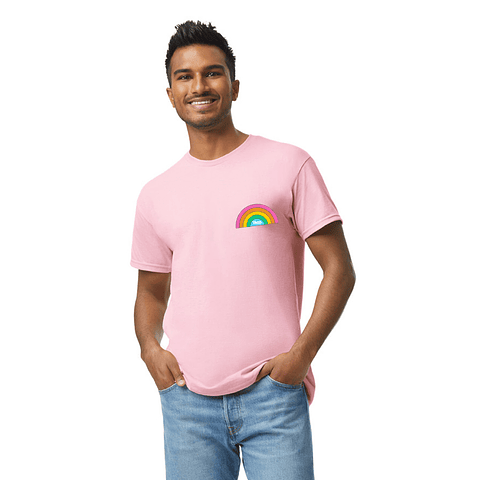 Camiseta rosada - Retro Blesscard