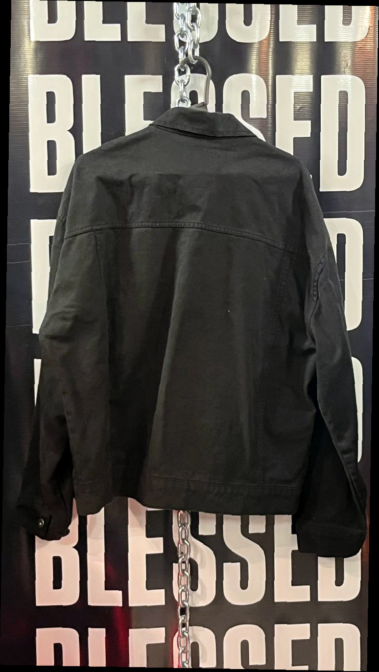 Campera Trucker Negra — 2