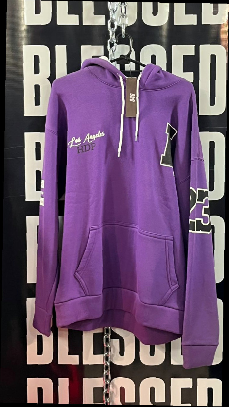 Buzo con Capucha Violeta Los Angeles