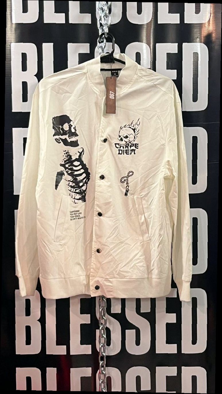 Campera Bomber Crema Carpe Diem